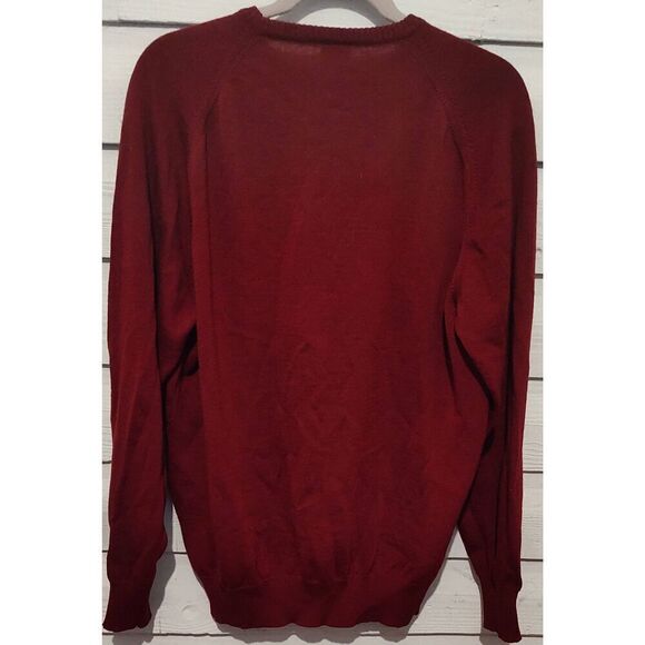 VTG XL (56)  Marz Munchen Germany 100% pure new wool Crew Neck Sweater Made West - Picture 5 of 8